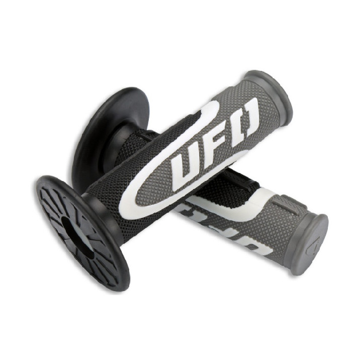 POIGNEES DOMINO POUR QUAD AVEC GACHETTE 
