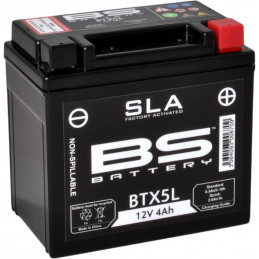 Batterie - BS BTX5L - sans entretien - YAMAHA Raptor 90 