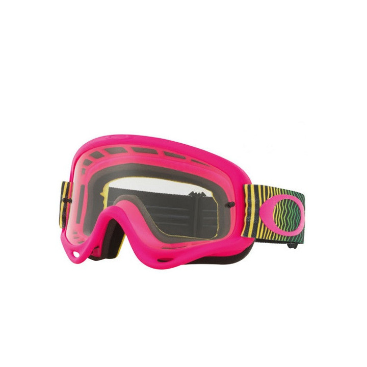 Masque OAKLEY O Frame Razorwire rose écran transparent