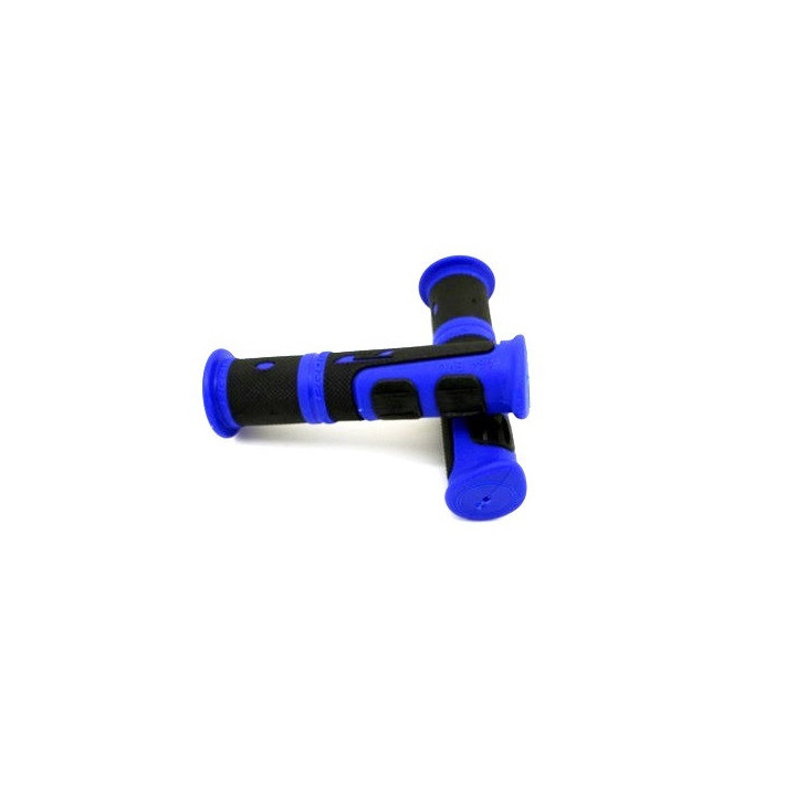 POIGNEES  PROGRIP 964 EVO POUR QUAD AVEC GACHETTE 2X22mm BLEU