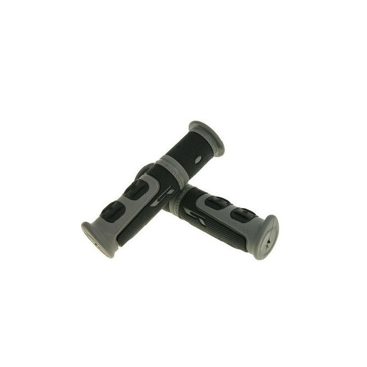 POIGNEES  PROGRIP 964 EVO POUR QUAD AVEC GACHETTE 2X22mm GRIS