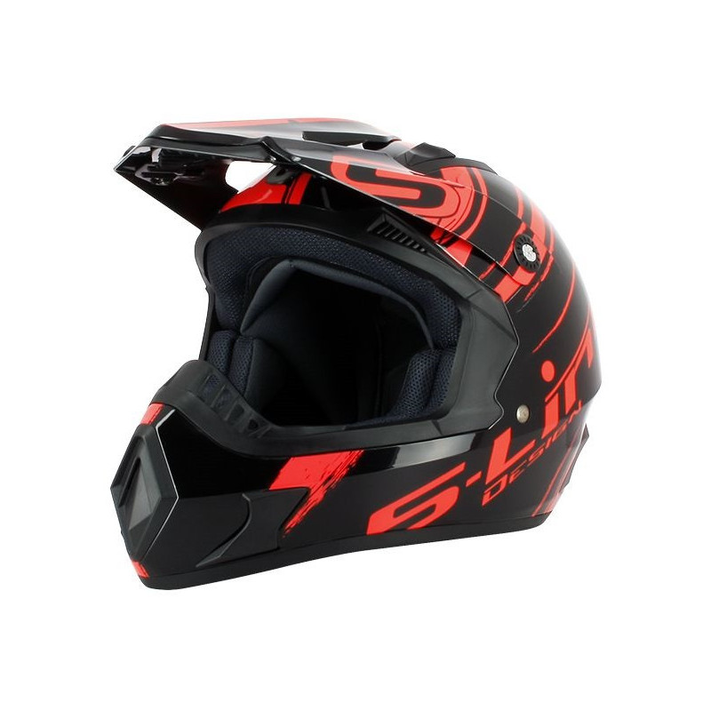 CASQUE CROSS S-LINE GRAPHIC S813N NOIR TAILLE L