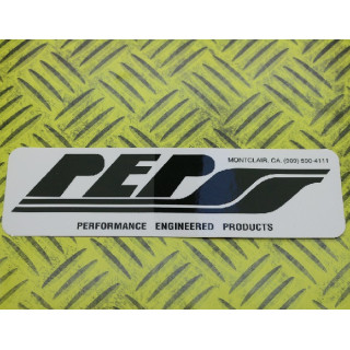 STICKER D'AMORTISSEURS PEP'S ROUGE