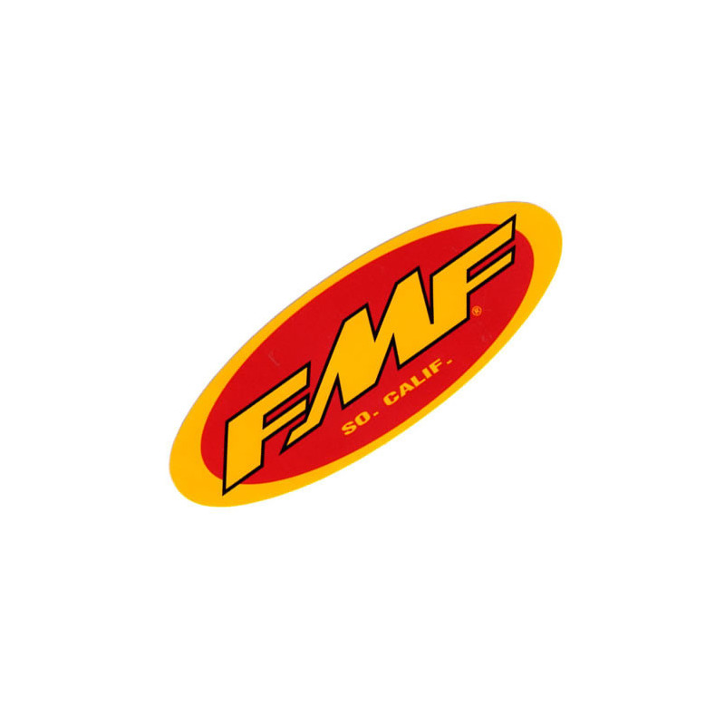 AUTOCOLLANT STICKERS FMF OVALE 12CM