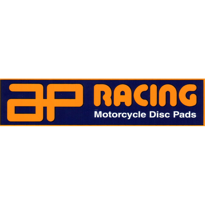 AUTOCOLLANT STICKERS AP RACING 17X4cm