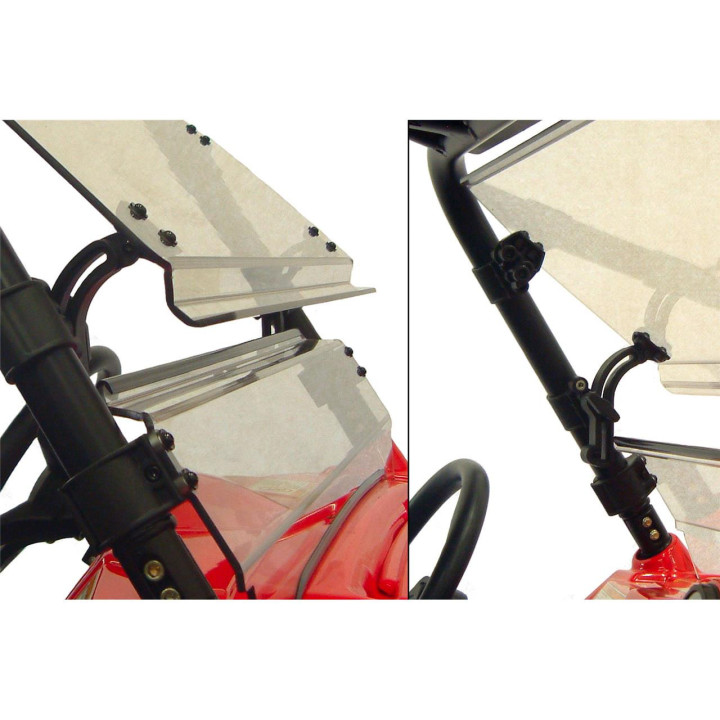 Pare-brise Dimension 2 complet pivotant Polaris RZR-RZR S 570-800-900