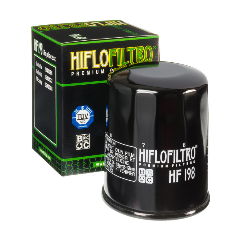 Filtre à huile HIFLOFILTRO HF198 Polaris RZR-RANGER 570-700-800-900-1000