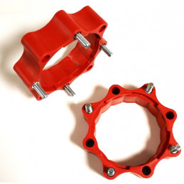PAIRE D ELARGISSEURS AVANT DOUBLE PERCAGE 4X144 ET 4X156 +45mm
