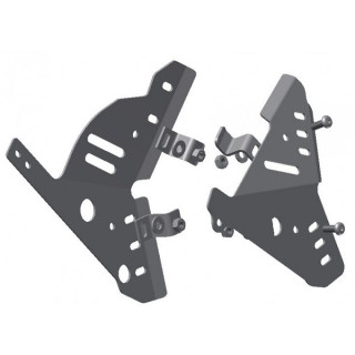PROTECTIONS LATERALES DE CADRE XRW EN ALU TRX 450