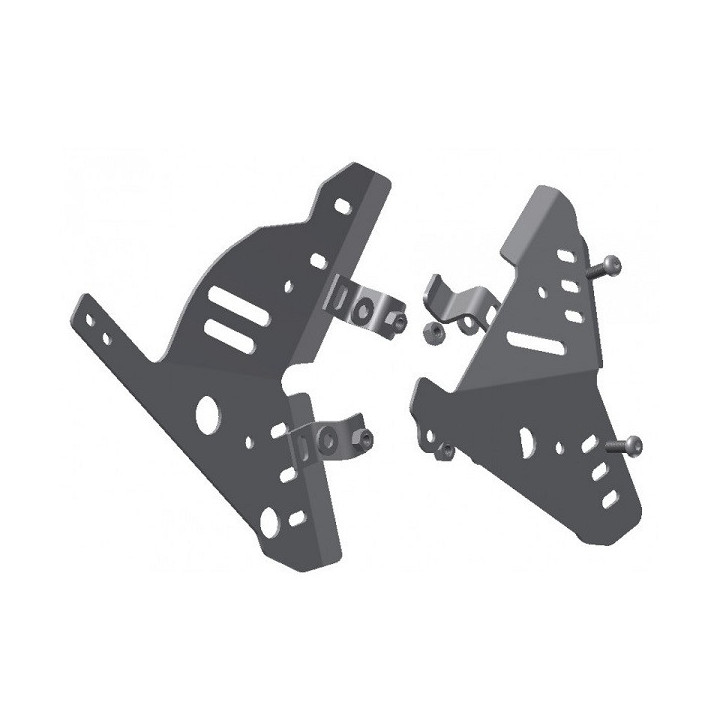 PROTECTIONS LATERALES DE CADRE XRW EN ALU TRX 450