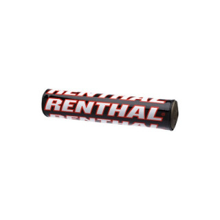 MOUSSE DE GUIDON RENTHAL NOIR/ROUGE 24CM