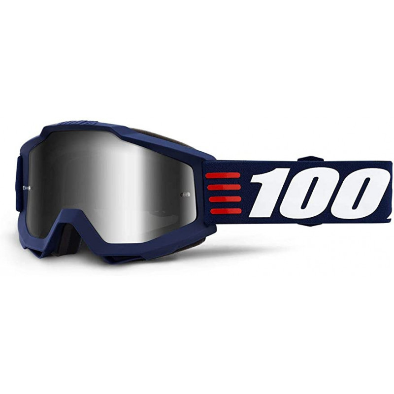 LUNETTES MASQUE 100% ACCURI ZERG ECRAN MIROIR BLEU
