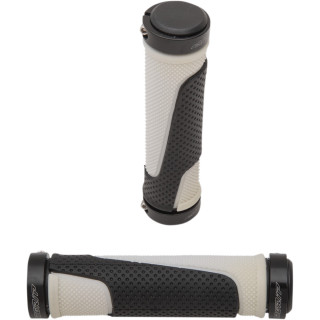 POIGNEES  PROGRIP 997 LOCK-ON POUR QUAD AVEC GACHETTE 2X22mm BLEU