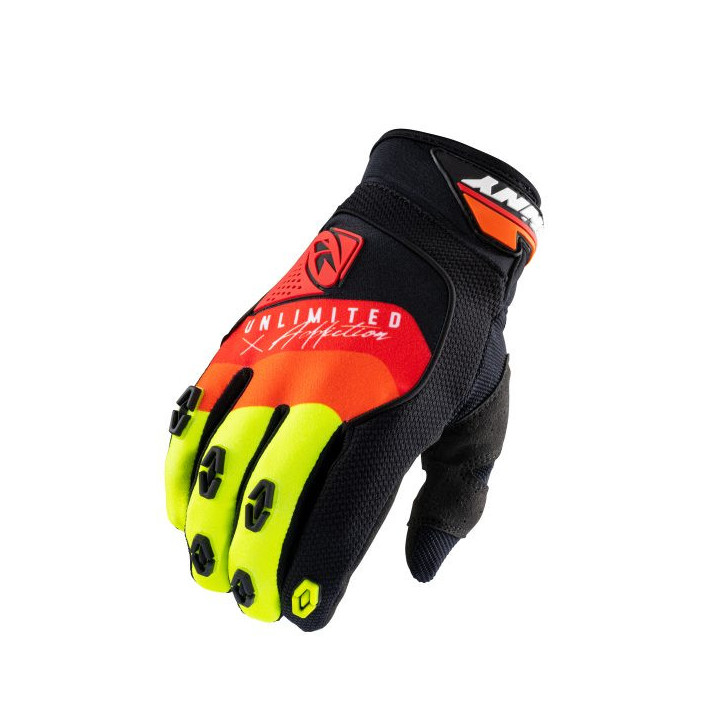 GANTS SAFETY KENNY HOMOLOGUE CE NOIR ROUGE ORANGE