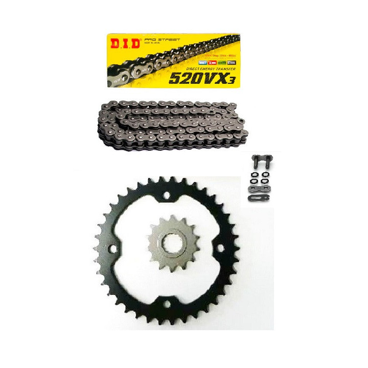 KIT CHAINE DID SUPERSPROX RENFORCE X-RING 700 RAPTOR