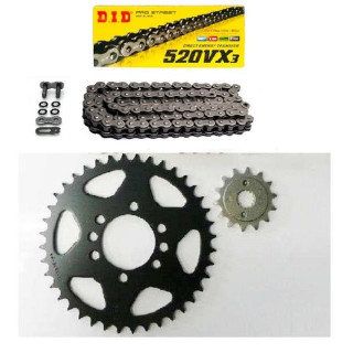 KIT CHAINE DID SUPERSPROX X-RING RENFORCE LTZ 400 2002-2008