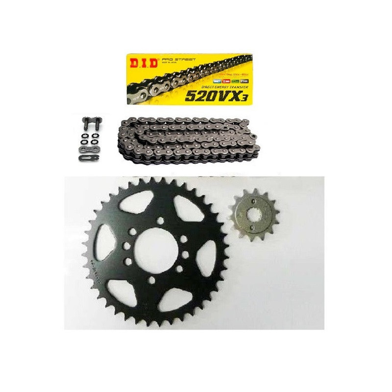 KIT CHAINE DID SUPERSPROX X-RING RENFORCE LTZ 400 2002-2008