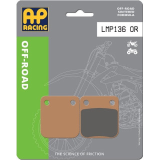 PLAQUETTES DE FREIN ARRIERE YFM WARRIOR 350 AP RACING 89/94 LMP136OR