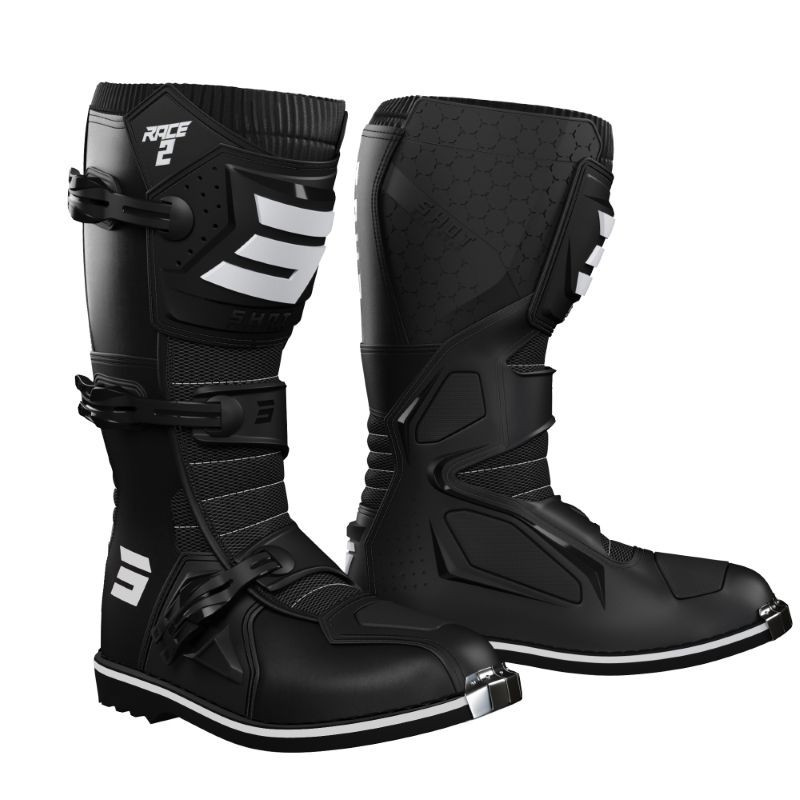 BOTTES CROSS SHOT ENFANT NOIR RACE 2 KID