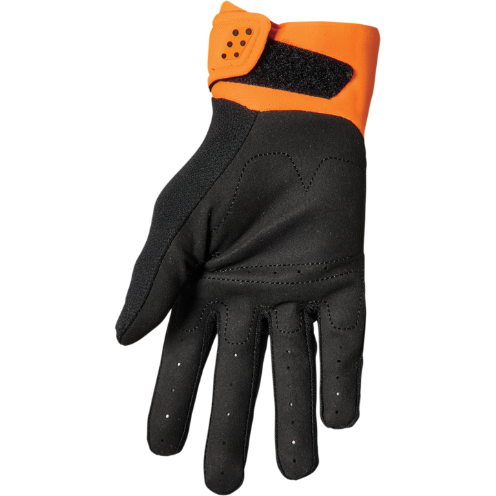 Gants cross Thor Spectrum orange noir | MX-Quad