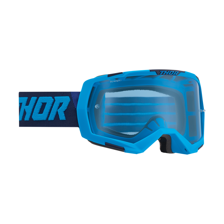 Masque lunettes THOR Regiment bleu adulte 2022 | MX-Quad