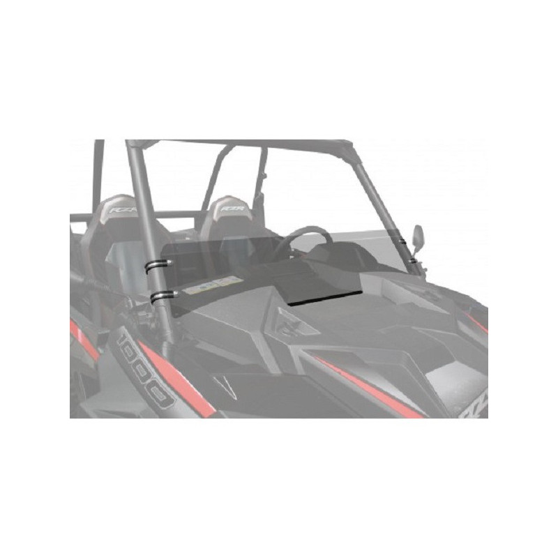 Demi pare-brise polycarbonate / alum xrw RZR Turbo S 2018