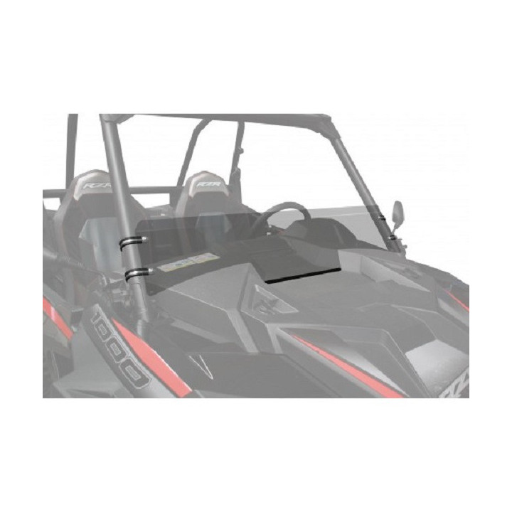Demi pare-brise polycarbonate / alum xrw RZR Turbo S 2018
