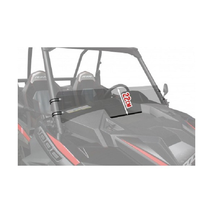 DEMI PARE-BRISE POLYCARBONATE XRW POLARIS RZR 1000 TURBO S 2018