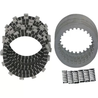KIT EMBRAYAGE YAMAHA 350 BANSHEE DISQUES LISSES GARNIS et RESSORTS