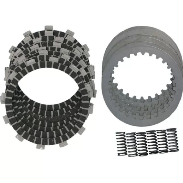 KIT EMBRAYAGE YAMAHA 350 BANSHEE DISQUES LISSES GARNIS et RESSORTS