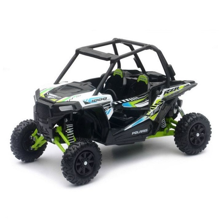 MAQUETTE Polaris RZR XP 1000 Blanc Vert 1/18