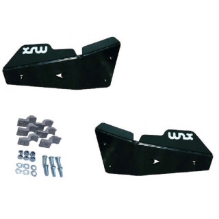 PROTECTIONS TRIANGLES AVANT PHD 6mm NOIR XRW YAMAHA 250 RAPTOR
