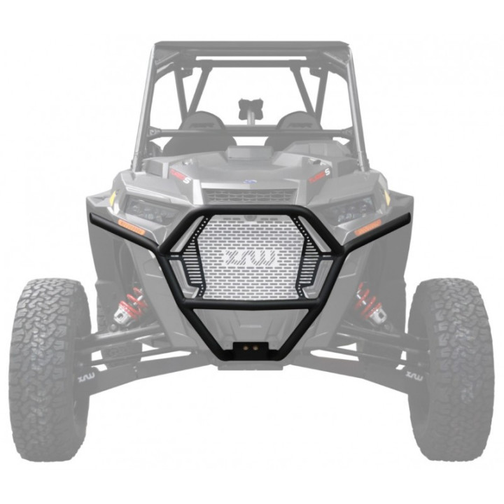 BUMPER PARE CHOC AVANT XRW PX26 ACIER NOIR SSV POLARIS RZR 1000 TURBO S