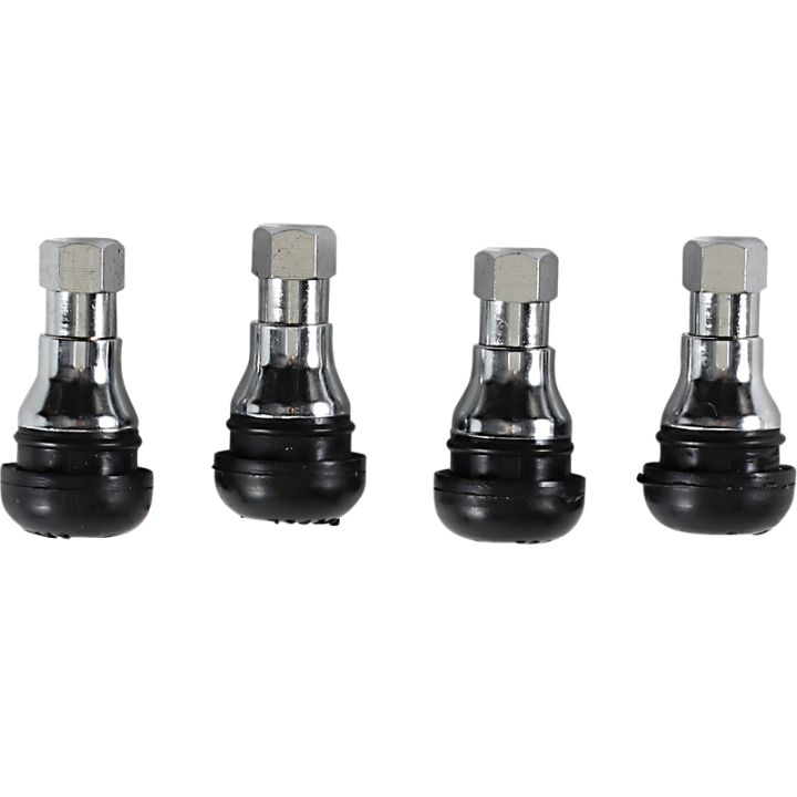 LOT DE 4 VALVES COURTE CHROME TR 412