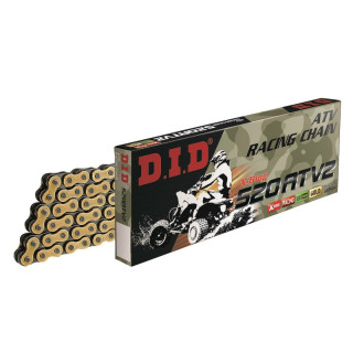 CHAINE DID 520 ATV2 RENFORCE X-RING 104 MAILLONS 350 BANSHEE