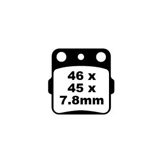 PLAQUETTES DE FREIN EBC AVANT SUZUKI LTZ 400 OU KFX 400