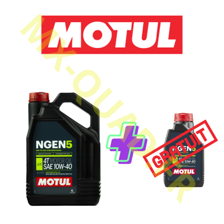 HUILE MOTUL 4 TEMPS NGEN5 10W40 4L + 1L GRATUIT