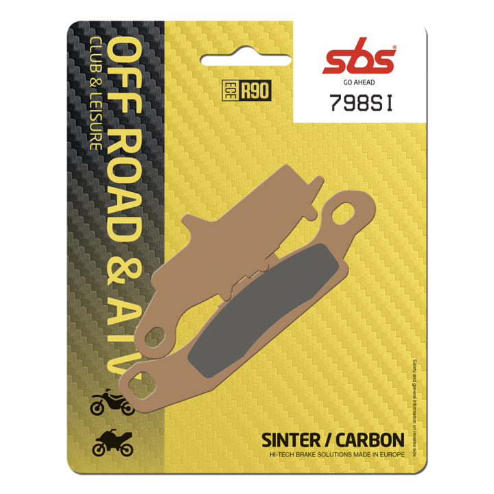 PLAQUETTES DE FREIN SBS RACING KFX 450 AVANT DROITE 798SI