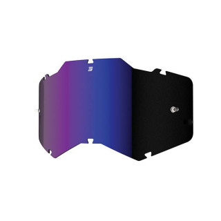Écran iridium bleu remplacement masque Shot | MX-Quad