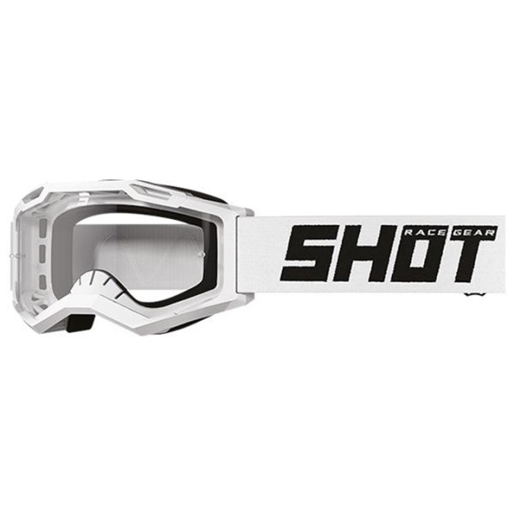 LUNETTES MASQUE CROSS SHOT ASSAULT 2.0 SOLID WHITE GLOSSY