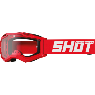 LUNETTES MASQUE SHOT SOLID RED GLOSSY ROCKET KID ENFANT