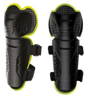 GENOUILLERES DE PROTECTION KID CROSS SHOT OPTIMAL NOIR  JAUNE ENFANT