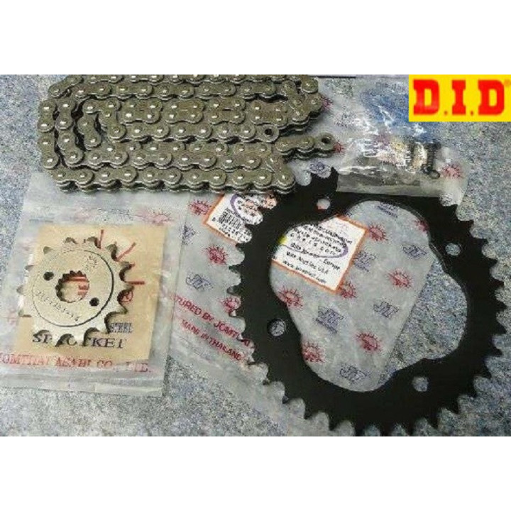 KIT CHAINE JT DID VX3 RENFORCE SUZUKI LTZ 400 INJECTION 2009-2018