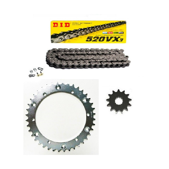 KIT CHAINE JT DID VX3 RENFORCE YAMAHA 660 RAPTOR