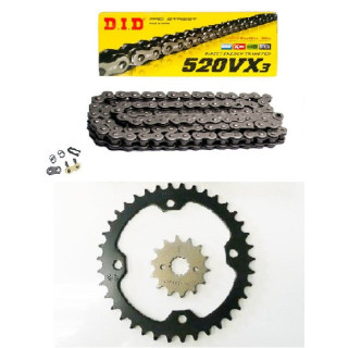 KIT CHAINE JT DID VX3 RENFORCE YFZ 450 03/11