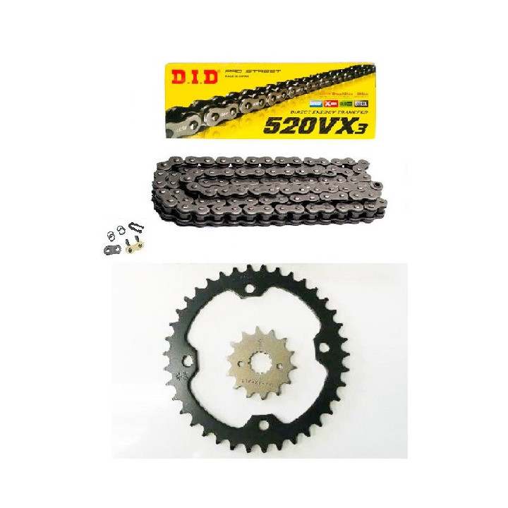 KIT CHAINE JT DID VX3 RENFORCE YFZ 450 03/11