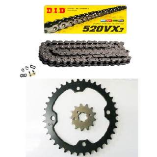 KIT CHAINE DID VX3 RENFORCE HONDA TRX 450 ER R 2006-2013