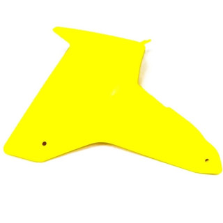 CARENAGE PLASTIQUE OUIES DE RADIATEUR JAUNE GAUCHE SUZUKI LTR 450 D' ORIGINE