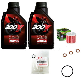 KIT VIDANGE MOTUL 300V 5W40 SUZUKI LTR 450