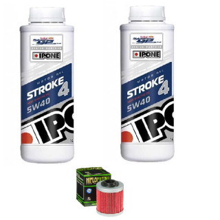Kit vidange complet CAN AM DS 450 5w40 Synthétique IPONE 4 Stroke